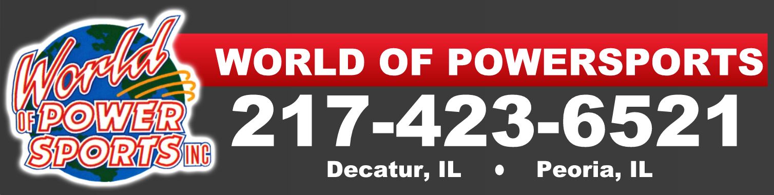 World of Powersports offers Polaris, Honda, Can-Am, Yamaha, Kawasaki, Arctic-Cat and more.